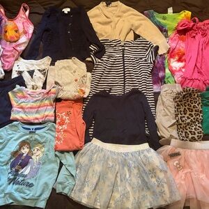 Kids 3T Clothing Bundle with Dresses and Tops